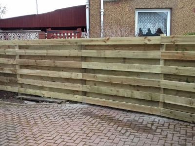 Completed fence
