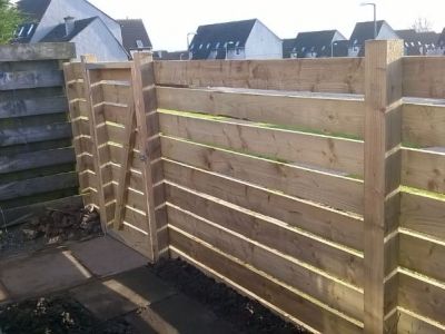 New ranch style fence inside