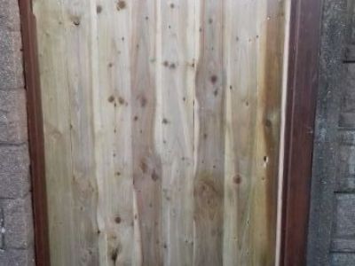 New custom made garden gate