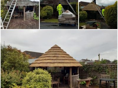 Roundhouse thatch renewal